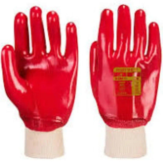 One Stop Truck Accessories Super Touch Rubber Glove With Elastic Cuff Red - One Stop Truck Accessories Ltd